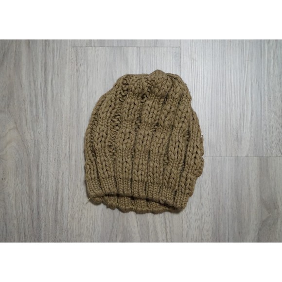 Bundle of 2 Beanies - Taupe/Brown and Mint Green - Picture 3 of 6